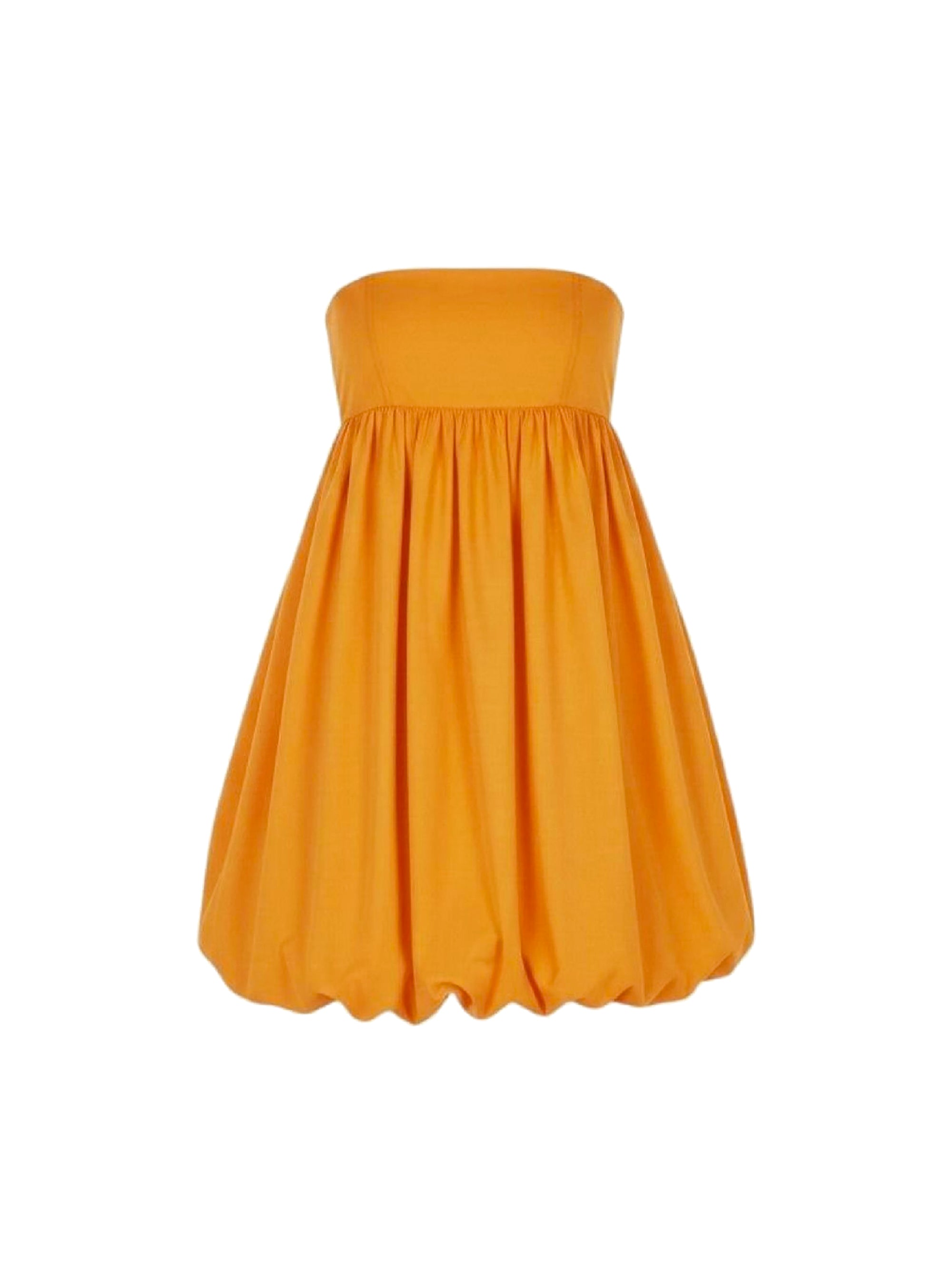 Robe courte bustier - Orange