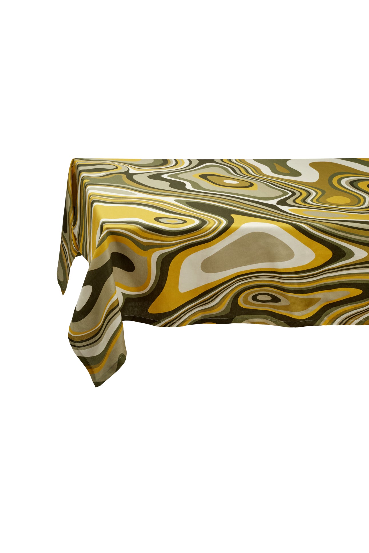 Nappe Waves en lin - Vert
