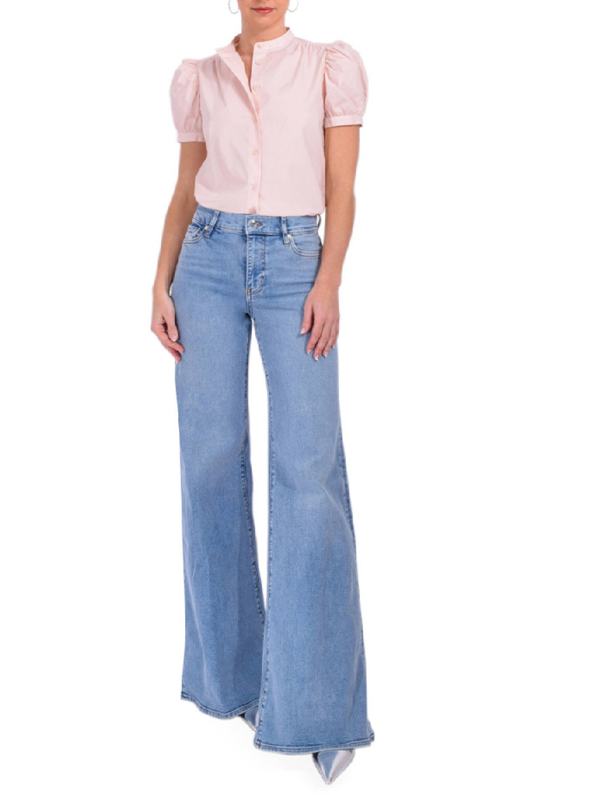 Denim Palazzo trousers - Lark