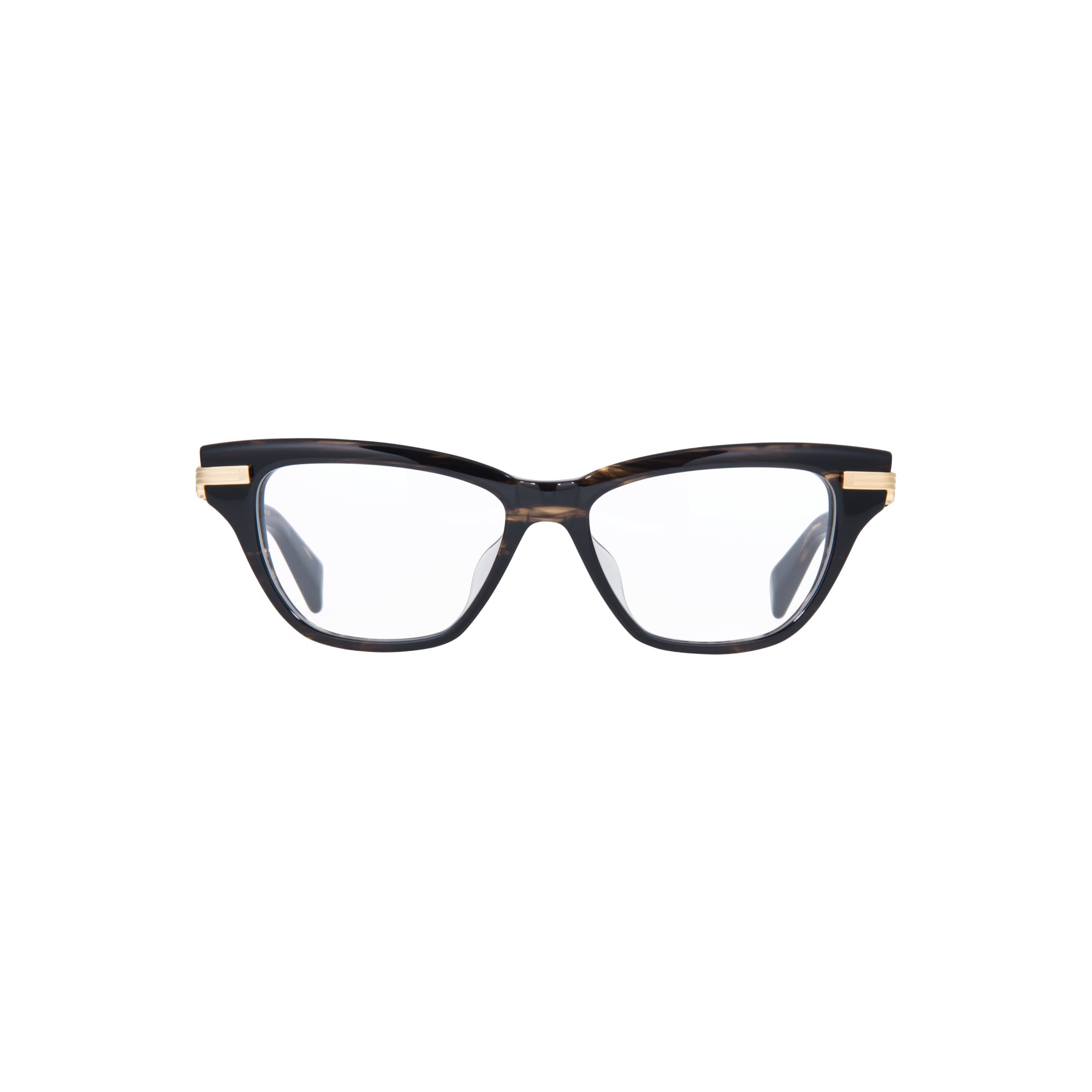 Dark Brown Swirl Gold SENTINELLE II Lunettes de vue
