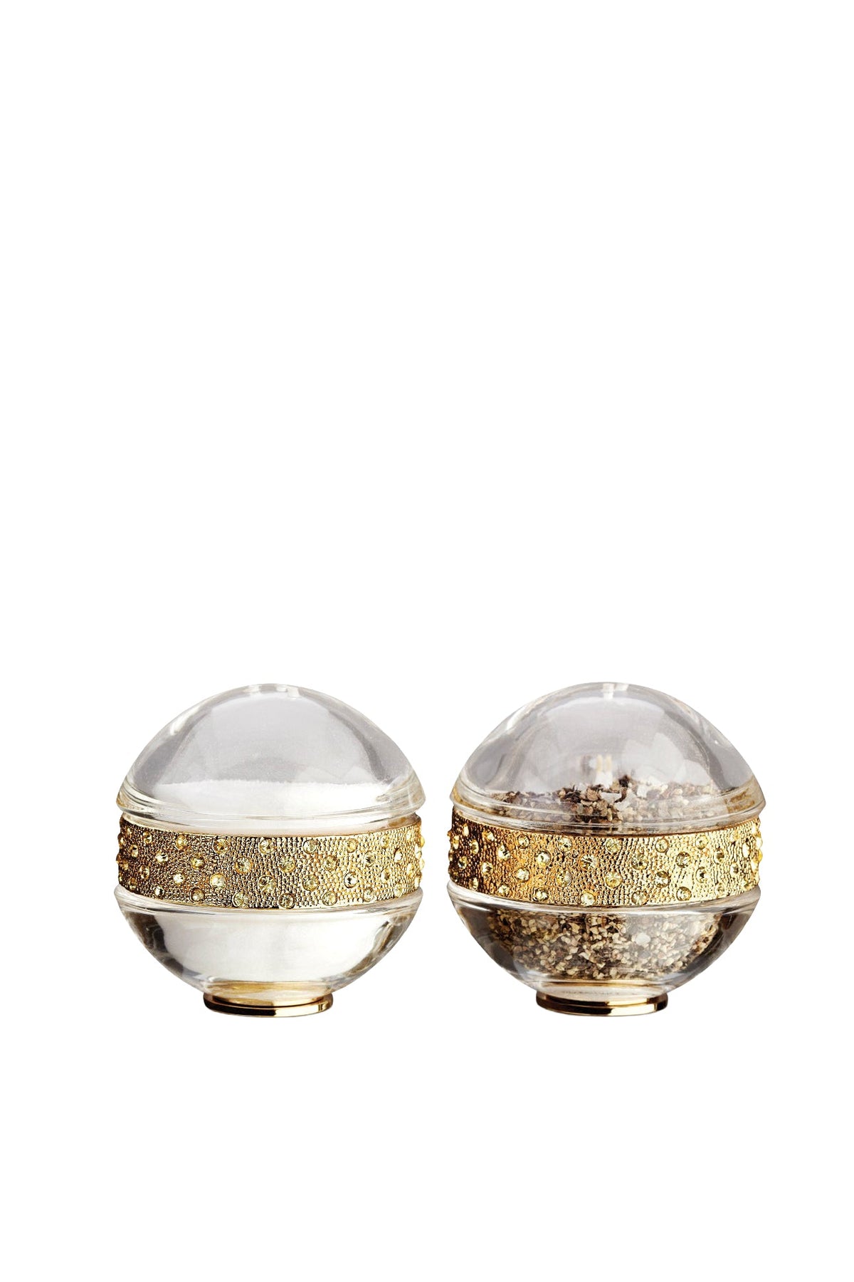 Salière & poivrière Pavé or - Or