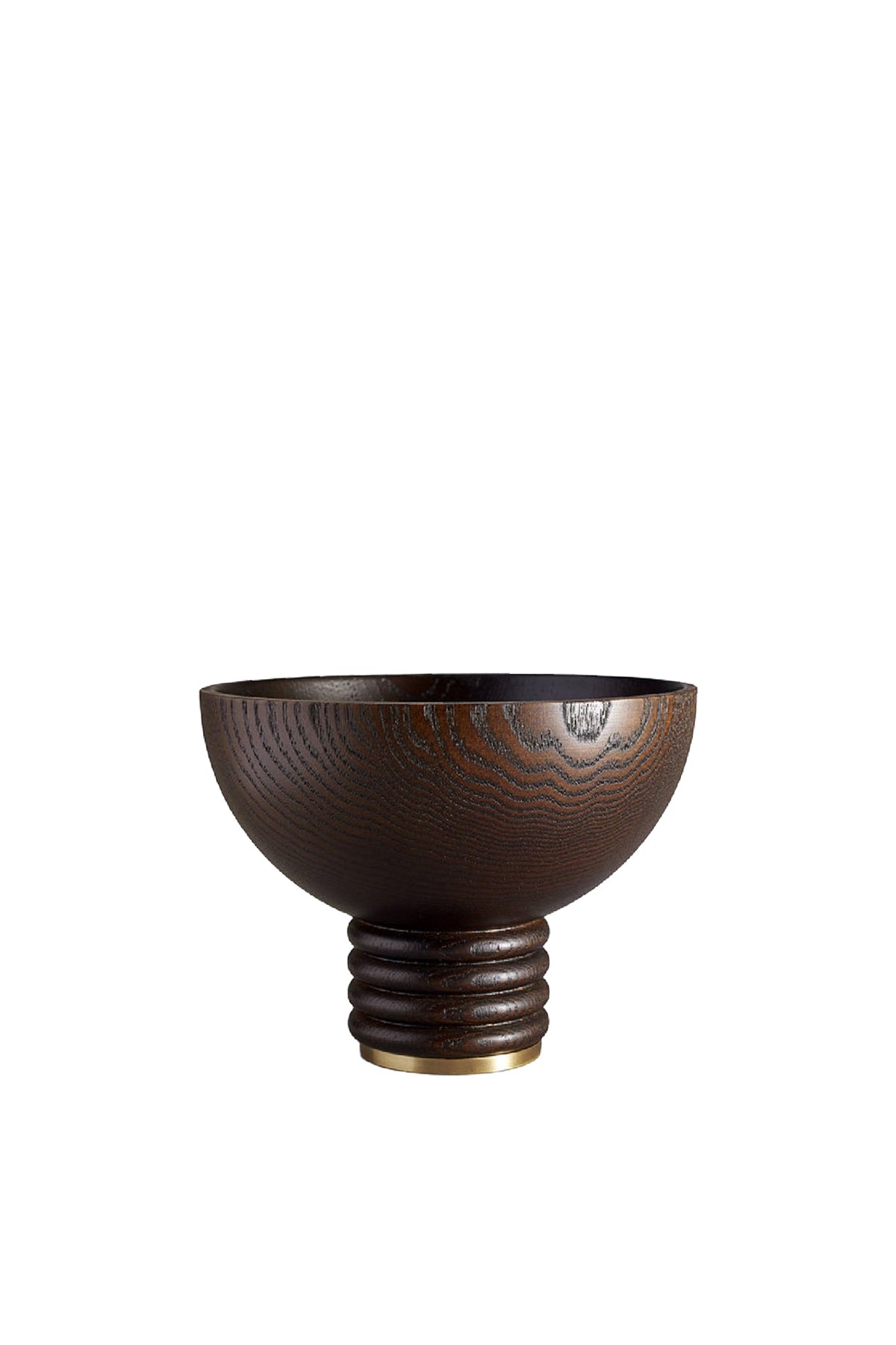 Petite coupe Alhambra en bois - Marron & Or