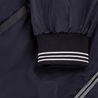 Bomber à bordures rayées et poches - Bleu