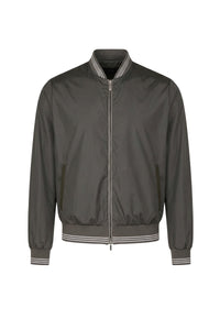 Bomber à col montant - Gris