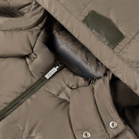 Doudoune sans manches matelassée - Marron & Vert