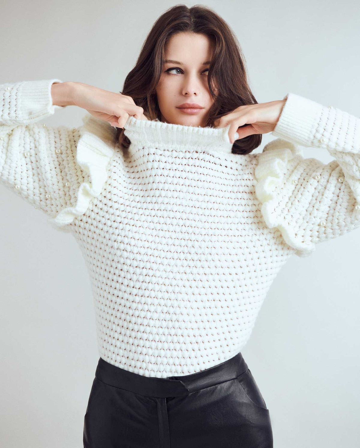 Moon White / Pullover Odette