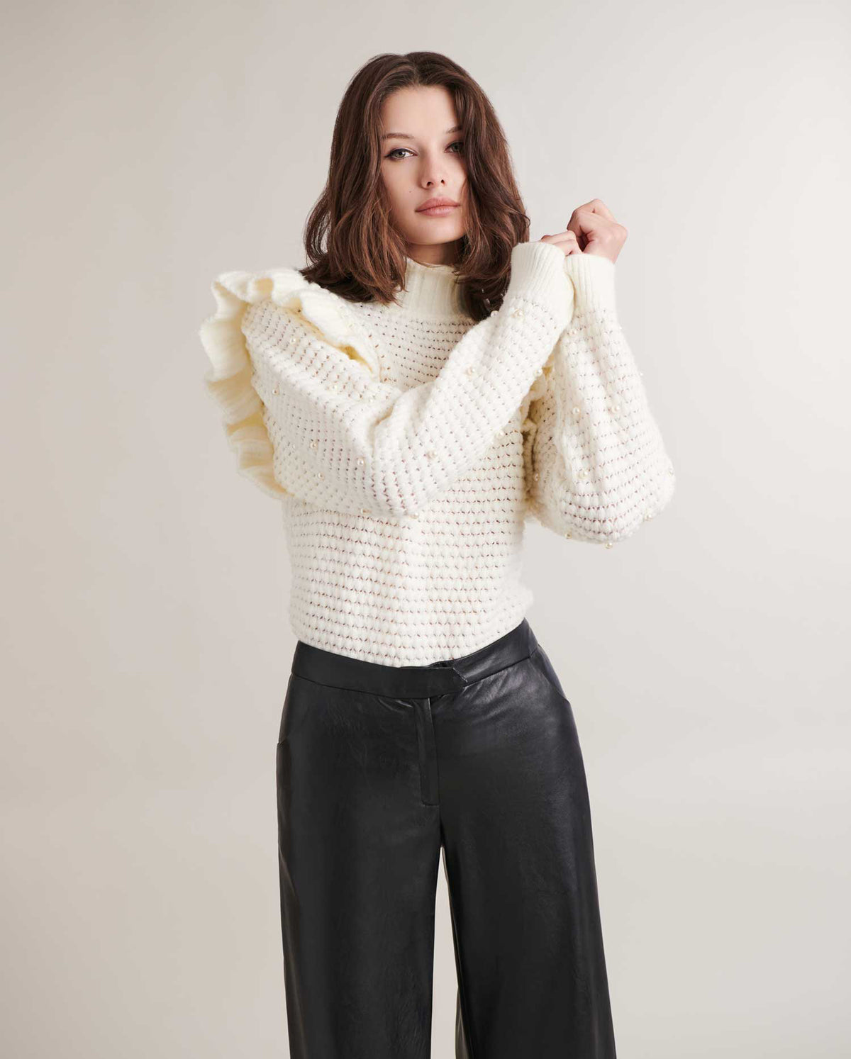 Moon White / Pullover Odette