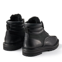 Bottes Odin en cuir à mouton retourné - Black Intense