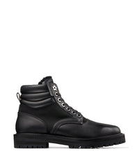 Bottes Odin en cuir à mouton retourné - Black Intense