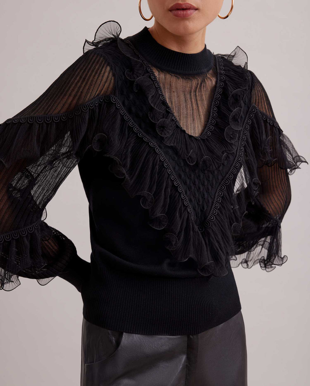 Black / Pullover Oeuvre