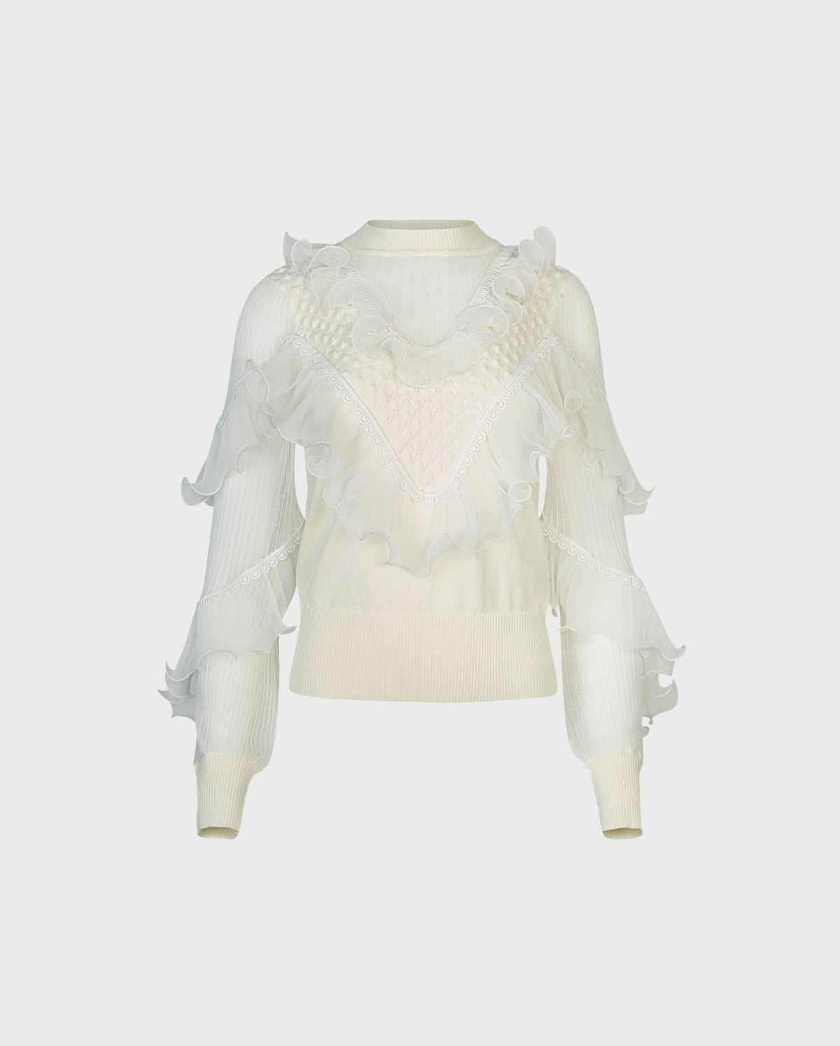 Moon White / Pullover Oeuvre
