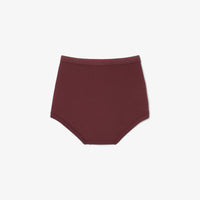 Culotte taille haute en piqué - Expresso