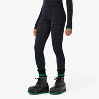 Monogrammed jumpsuit - Black
