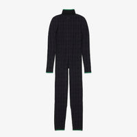 Monogrammed jumpsuit - Black