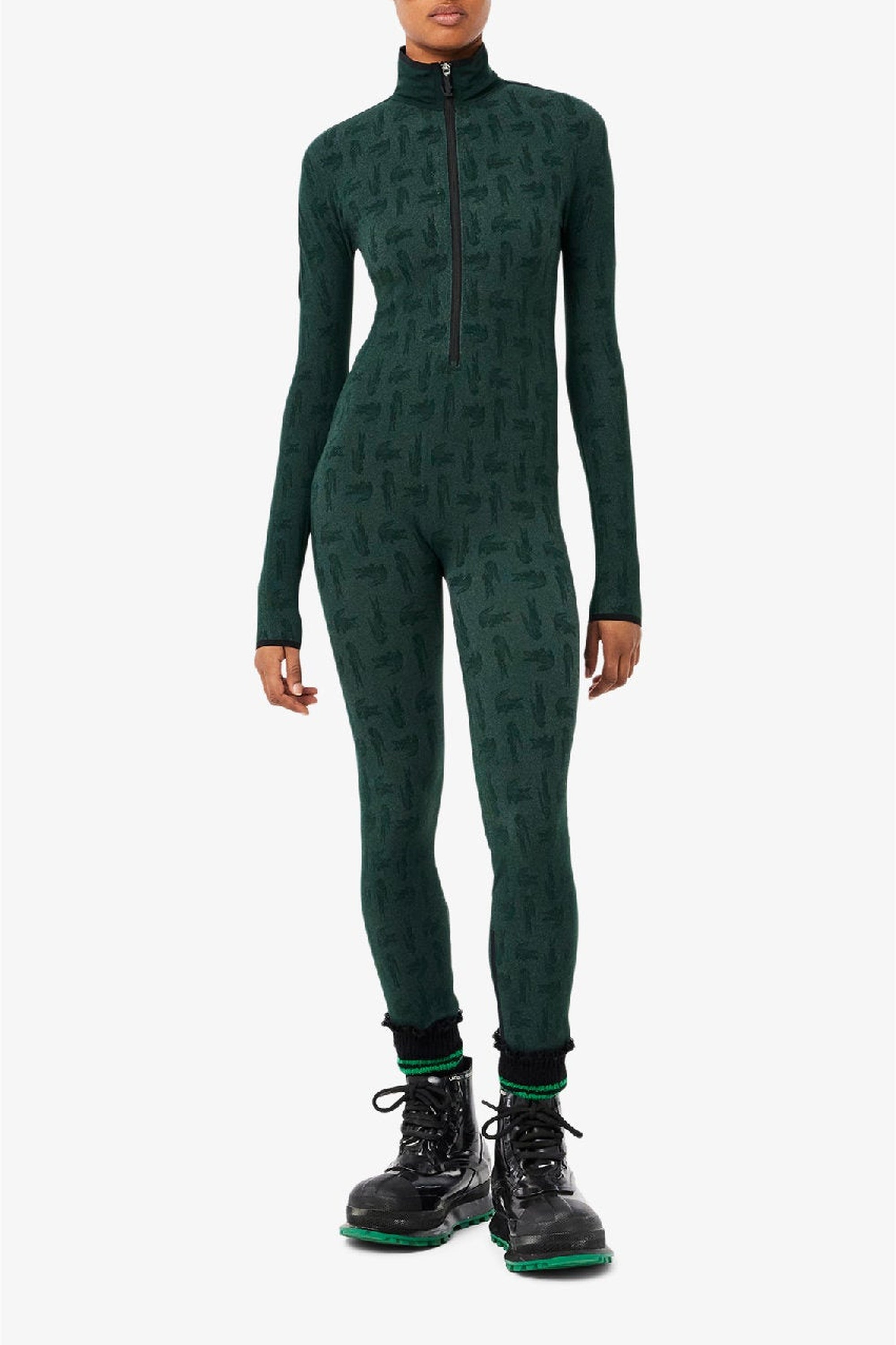 Monogrammed jumpsuit - Vert