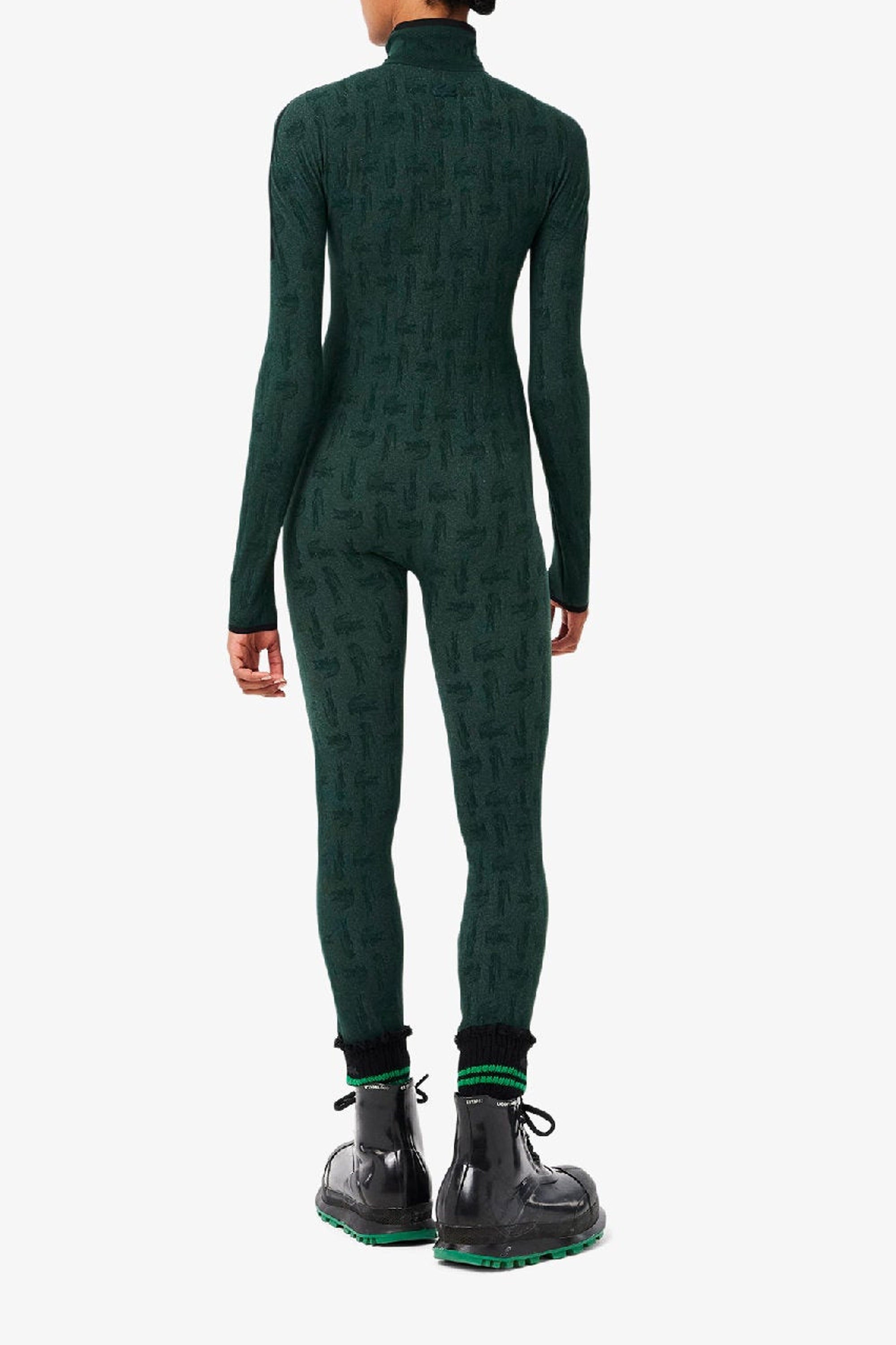 Monogrammed jumpsuit - Vert