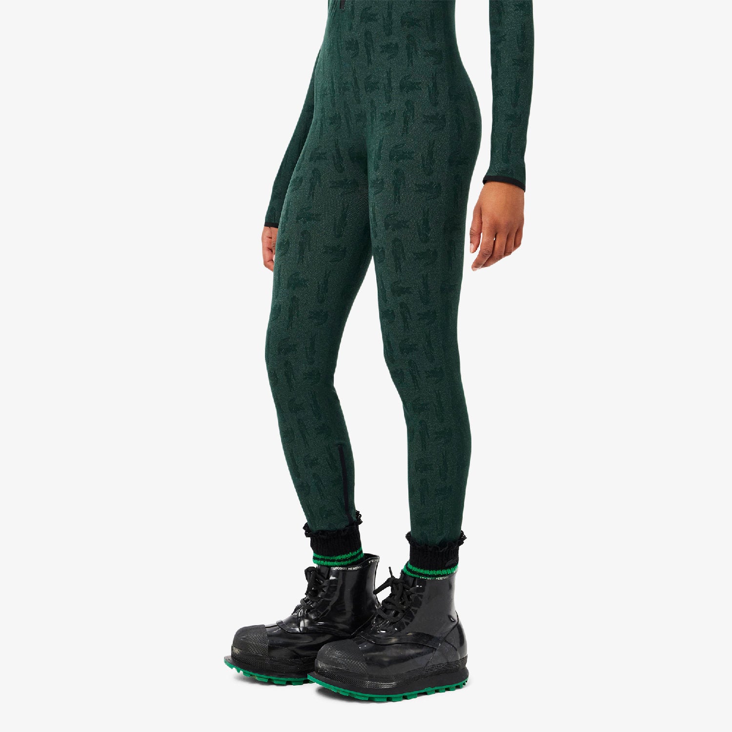 Monogrammed jumpsuit - Vert
