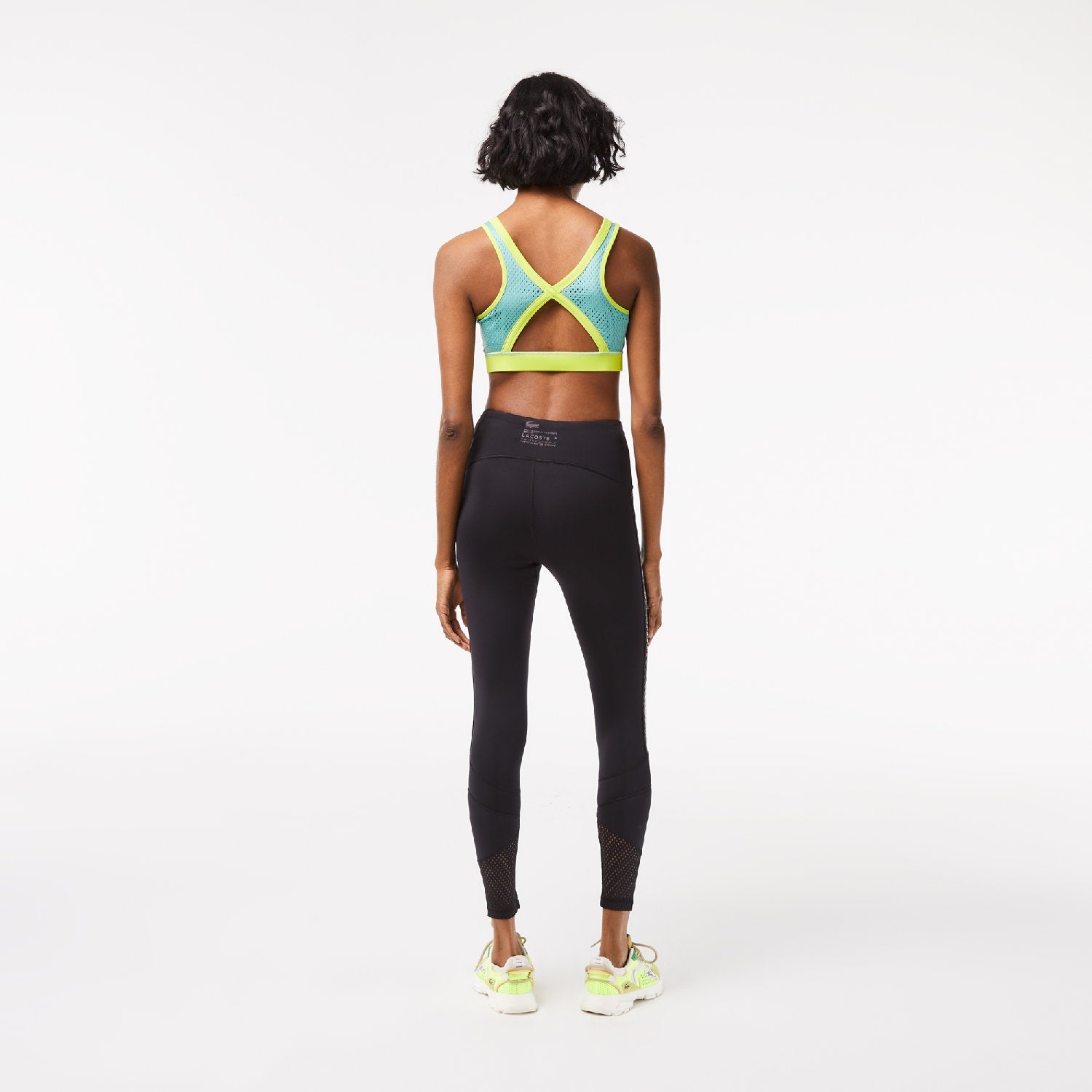 Legging avec bandes siglées - Noir & Noir Noir