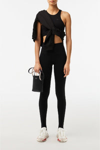 Legging à surpiqûres - Noir