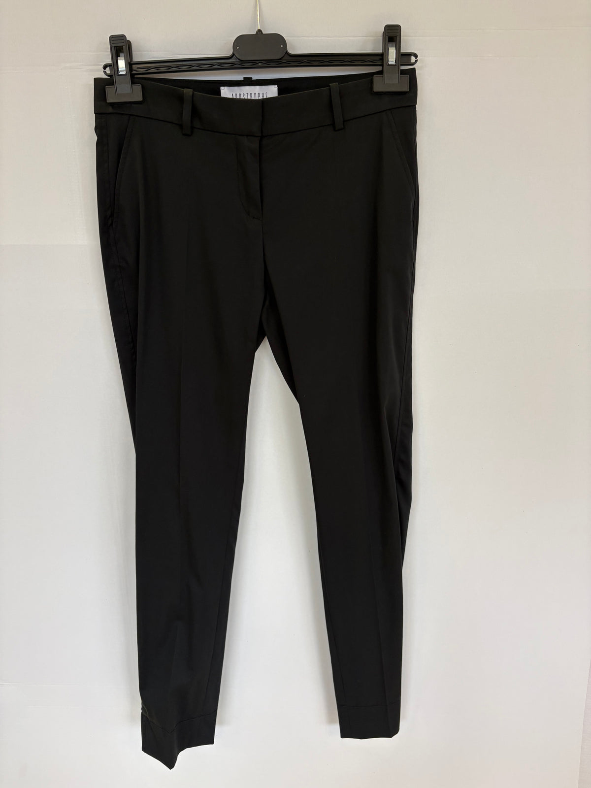 Pantalon coton avec passants - Noir