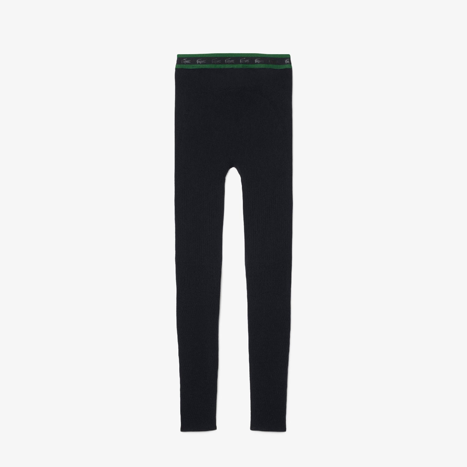 Legging avec logo en laine - Noir
