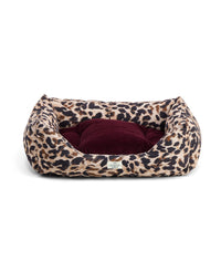 Panier pour chien Compagno - Léopard et Prune