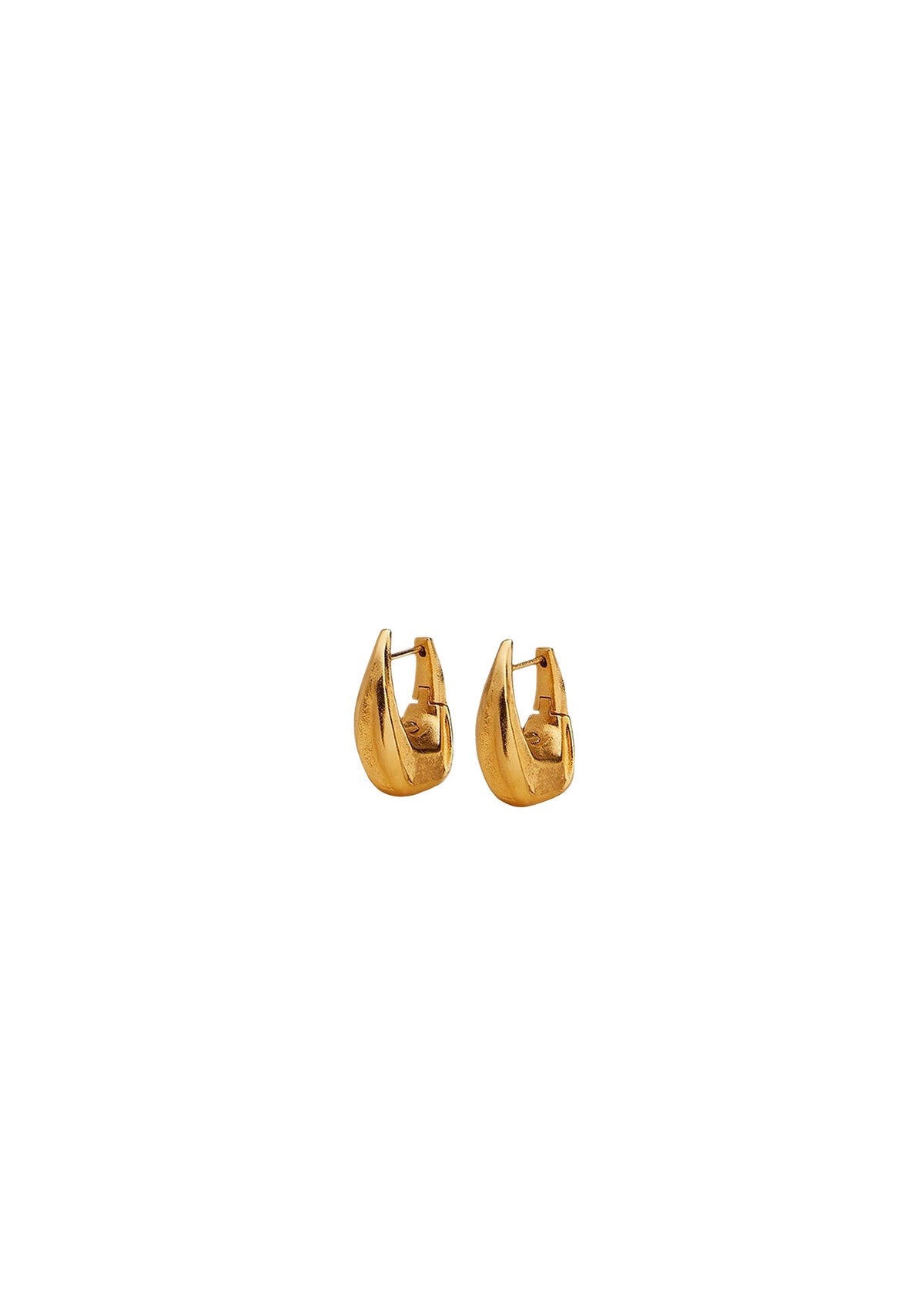 Gold Small Olivia Hoop Earrings In Gold - Gold