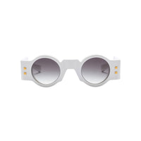 Lunettes de soleil mixtes Olivier - White & Gold