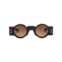 Lunettes de soleil mixtes Olivier - Brown & White Gold
