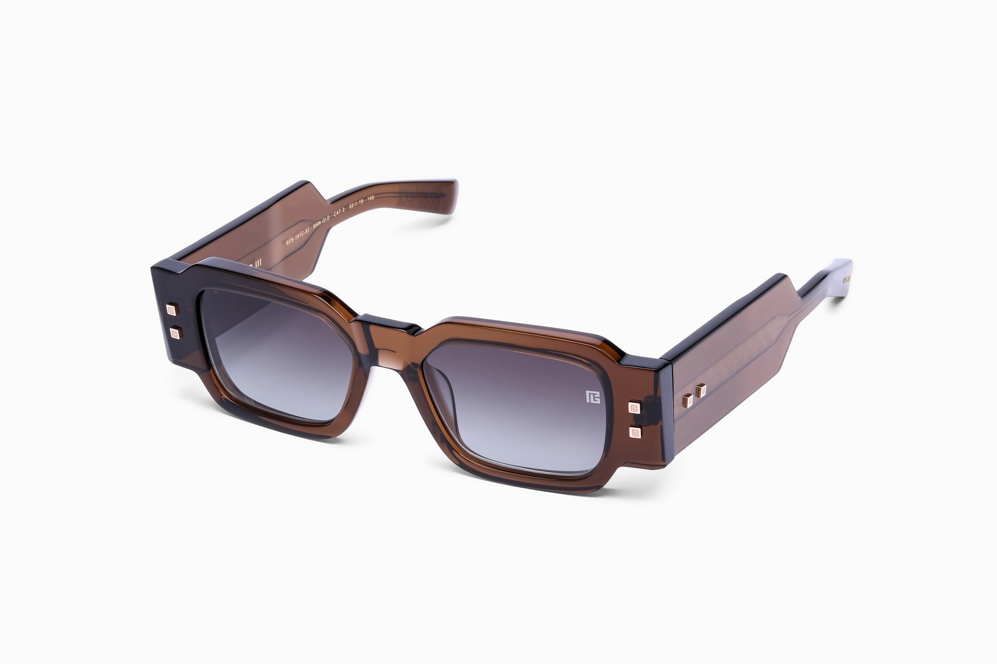 Crystal Brown Gold OLIVIER III Lunettes de soleil
