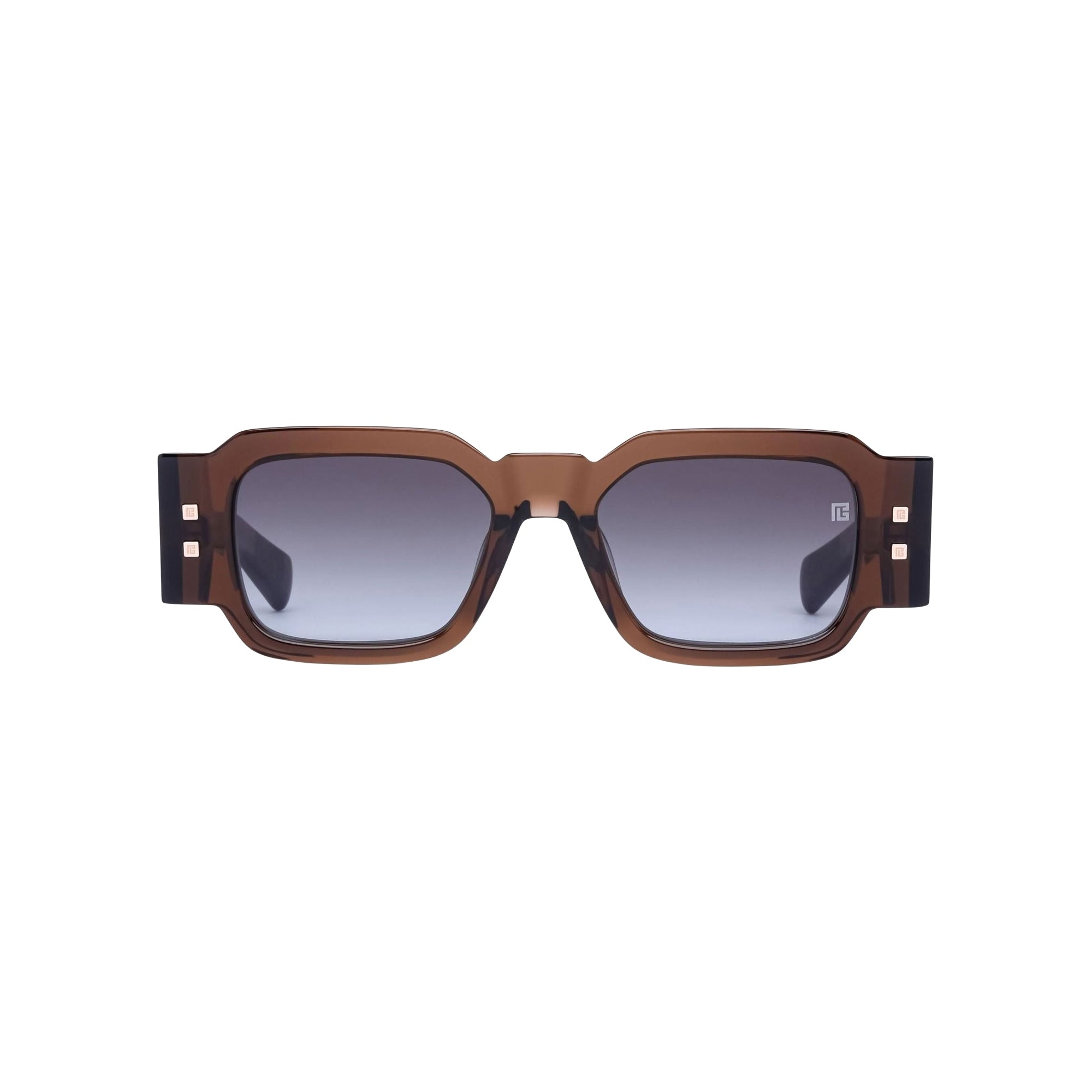 Lunettes de soleil mixtes Olivier III - Crystal Brown & Gold
