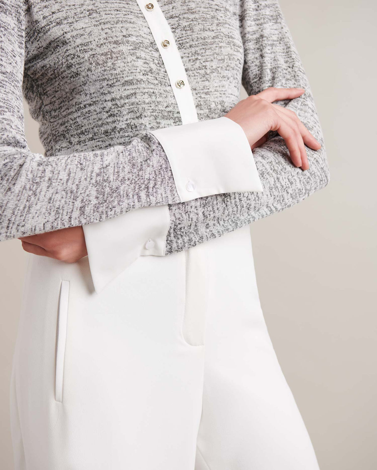 Pearl Grey / Chemise Ondine