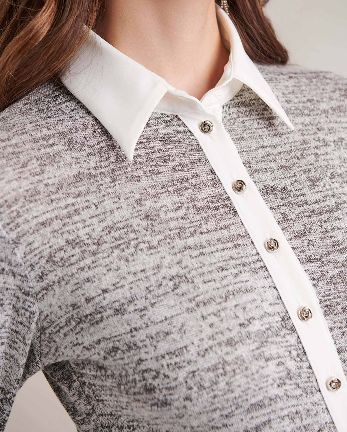 Pearl Grey / Chemise Ondine