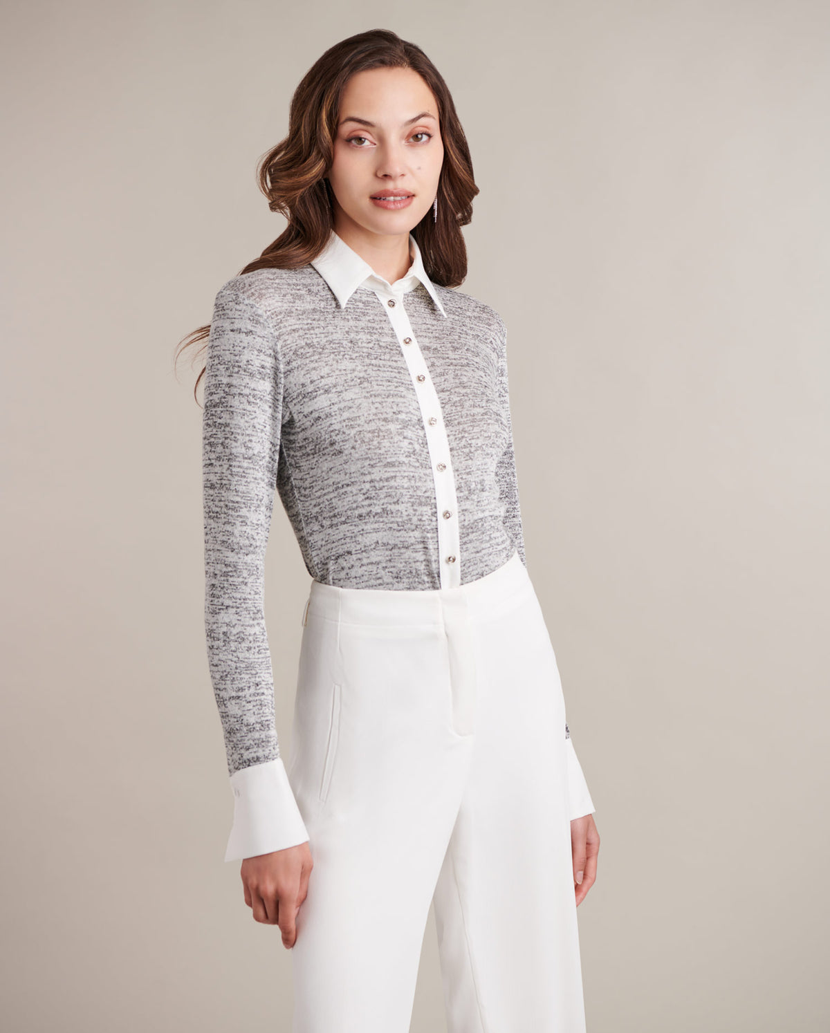 Pearl Grey / Chemise Ondine