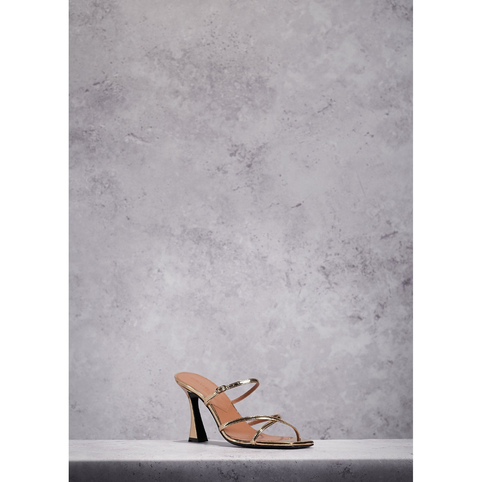 Mules Ons 85 in leather - Gold