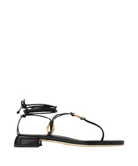 Sandales Onyxia 20 en cuir - Black & Gold