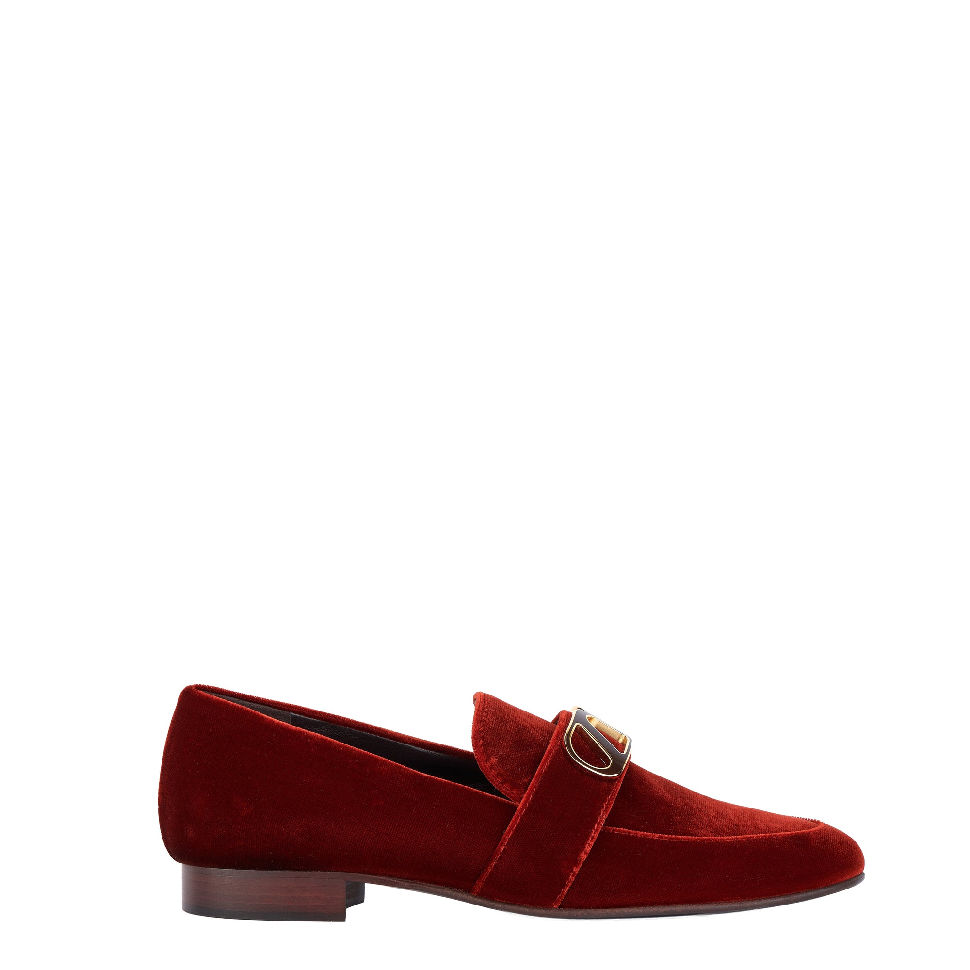 12qty DÉJÀ VU 220€ / Mocassins Blair en velours - Orange