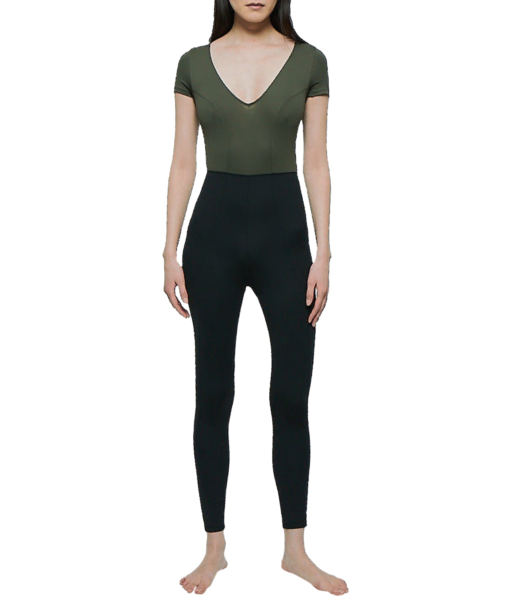 Combinaison Oriane - Olive & Black