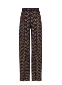 Pantalon brodé Oriane - Black