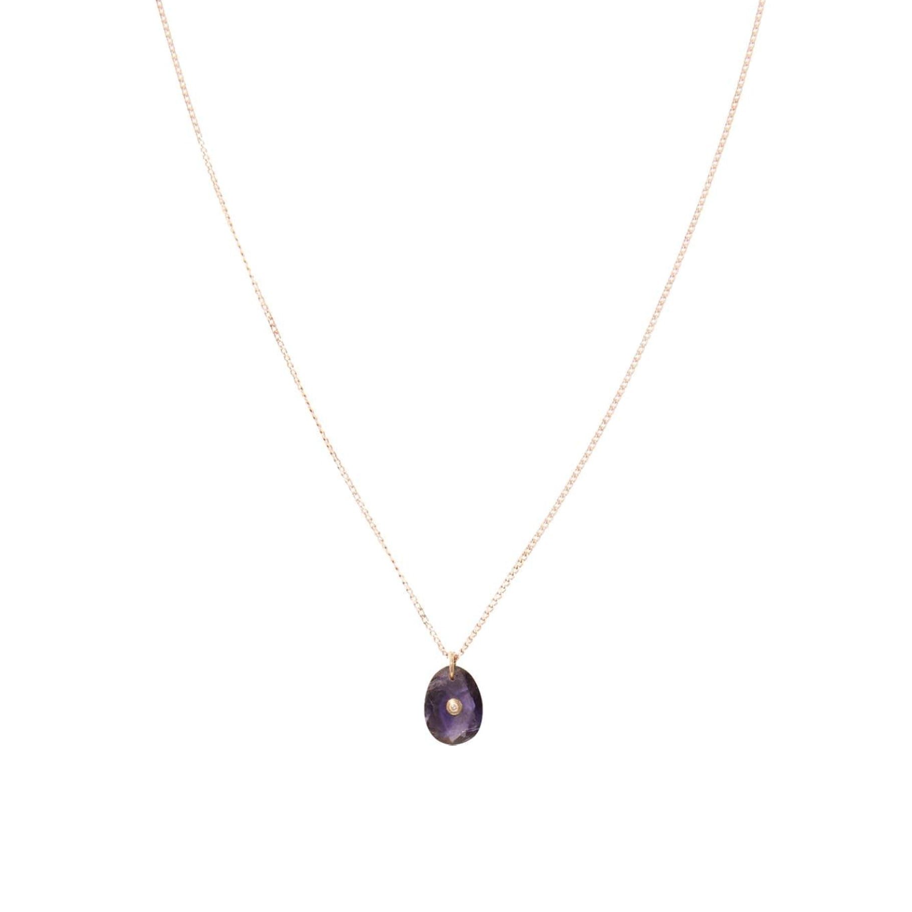 Collier Orso en or jaune avec diamant - Lolite
