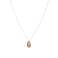 Collier Orso en or jaune avec diamant - Labradorite