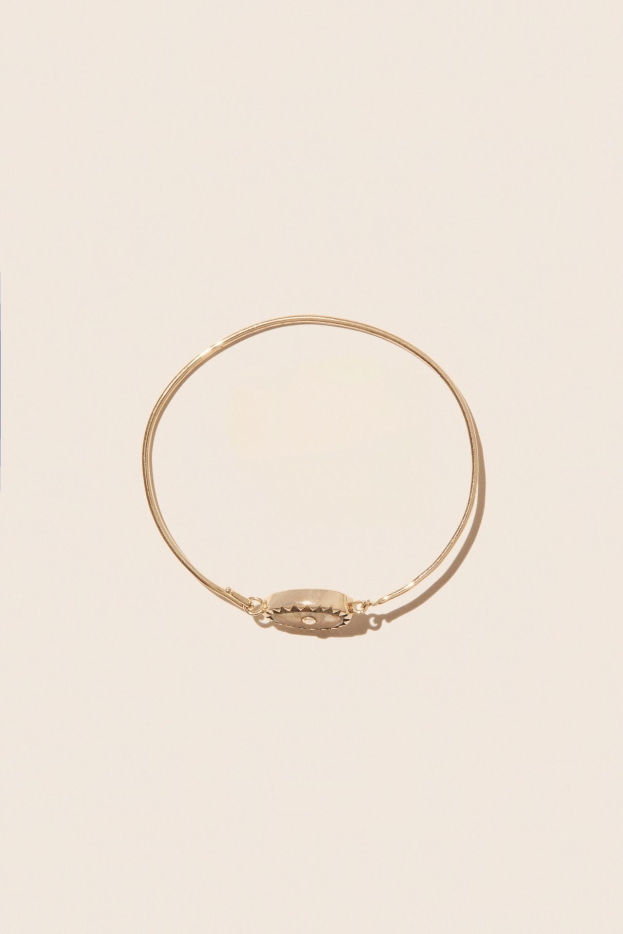 Bracelet Orso en or jaune avec diamant - Labradorite