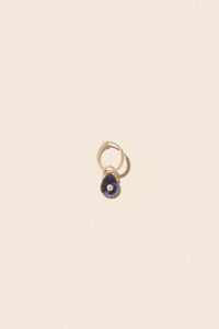 ZDELETE REF A 0 Boucle d'oreille ORSO Créole IOLITE