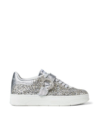 Osaka Lace Up Sneakers - Platinum, Silver & Crystal