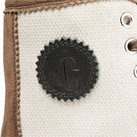 Oskar leather boots - Sea Green & Latte