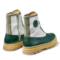 Oskar boots - Sea Green & Latte