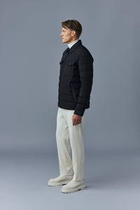 Veste Osmond matelassée en duvet - Black