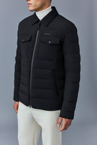 Veste Osmond matelassée en duvet - Black