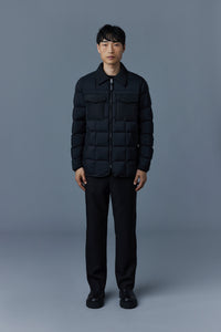 Veste Osmond matelassée en duvet - Black