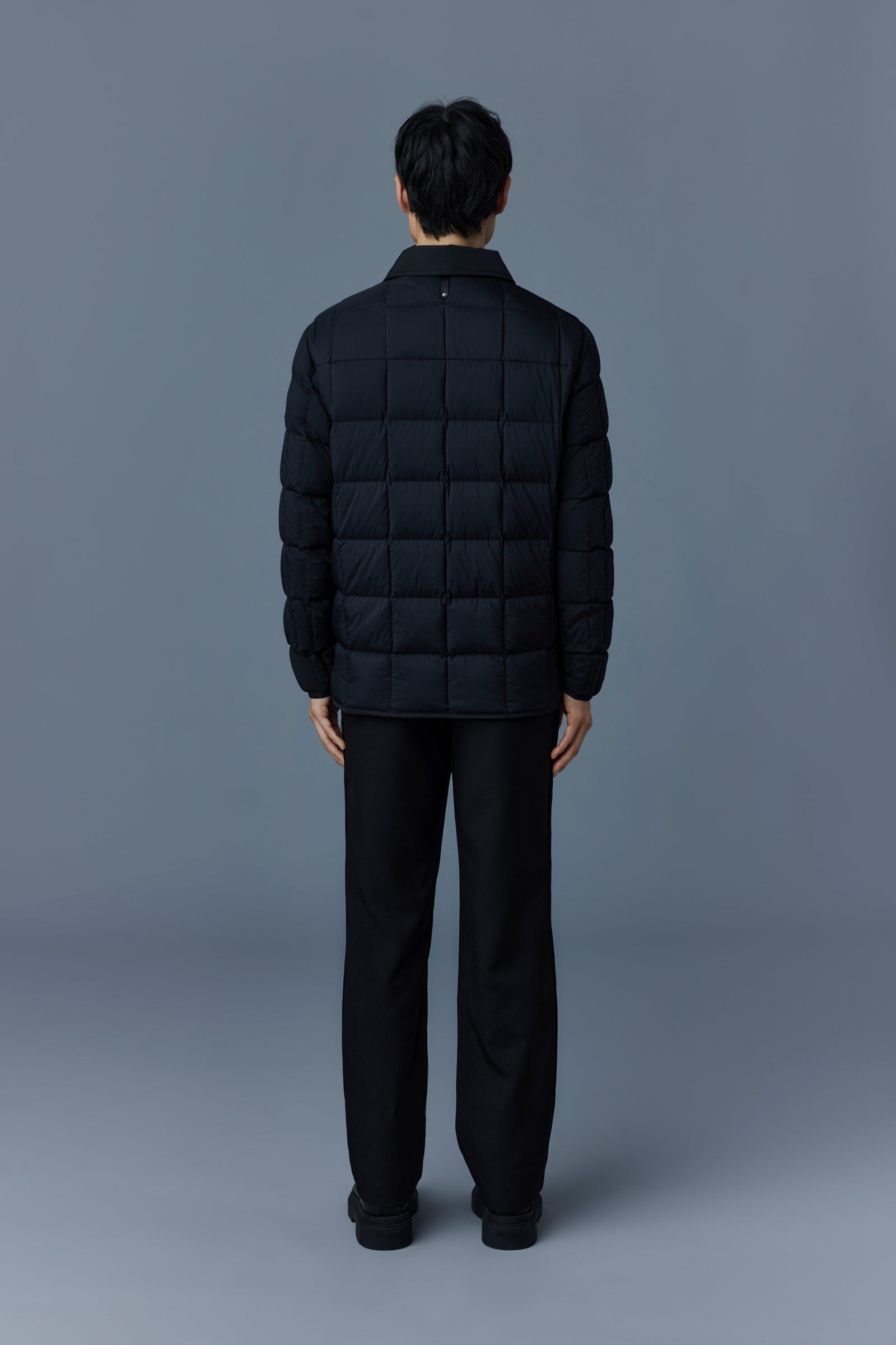 Veste Osmond matelassée en duvet - Black